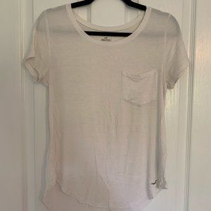 Hollister White T-Shirt Size XS